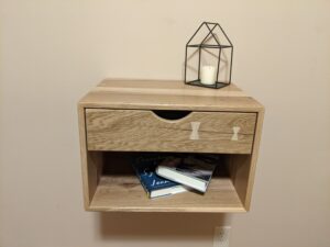 Midriver Woodworks Floating Nightstands