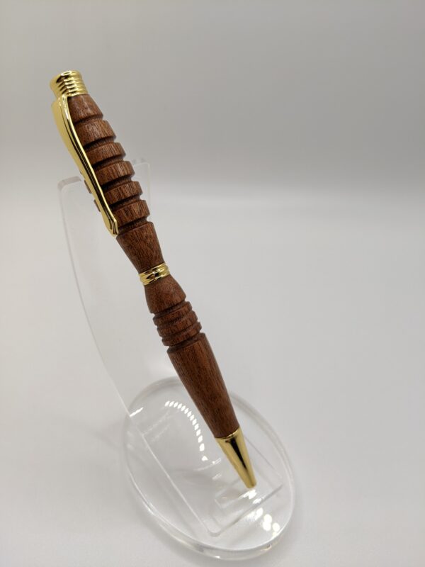 Handmade Sapele Slimline Pen - Image 2